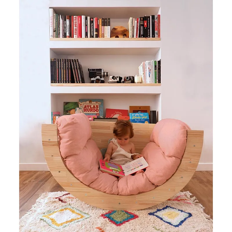 Arche Montessori Bois sans coussin - 60x60x100cm-2
