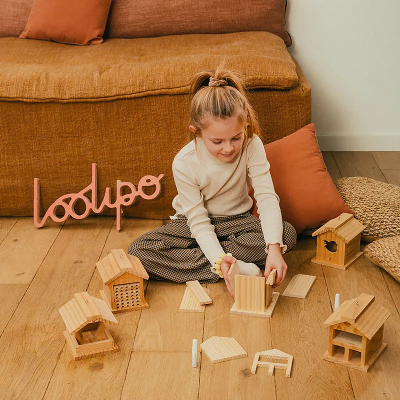 Kit DIY Nichoir 13x14,5x16cm - 4+-1