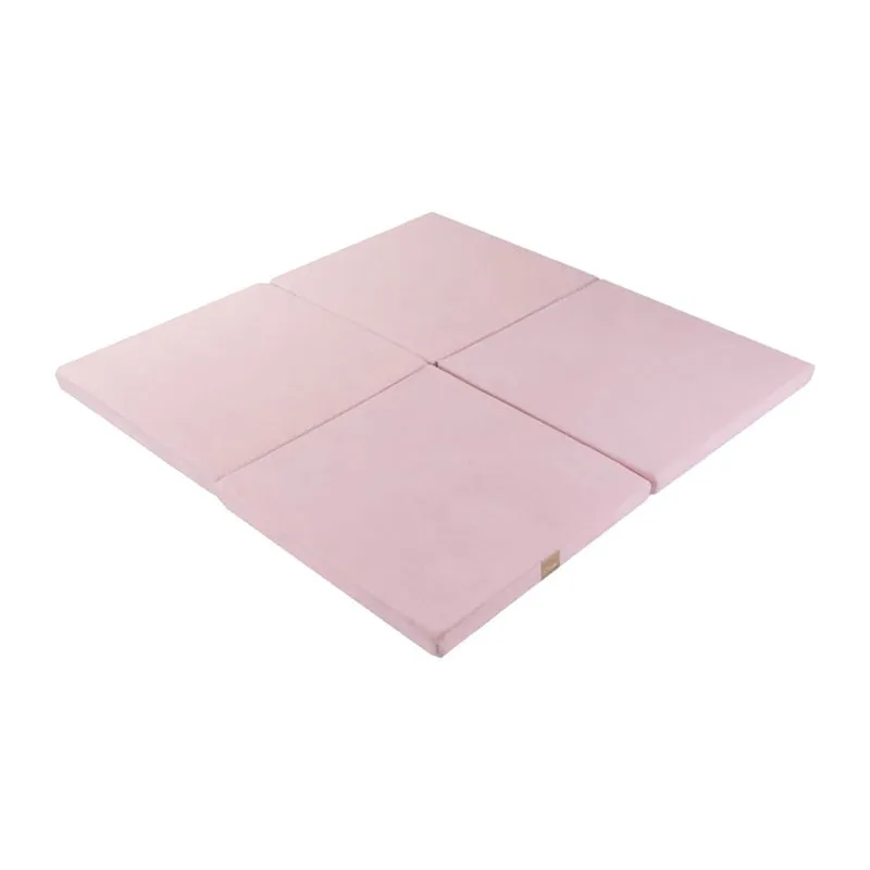 Tapis de jeu carré Rose 120x120cm - 0m+-1