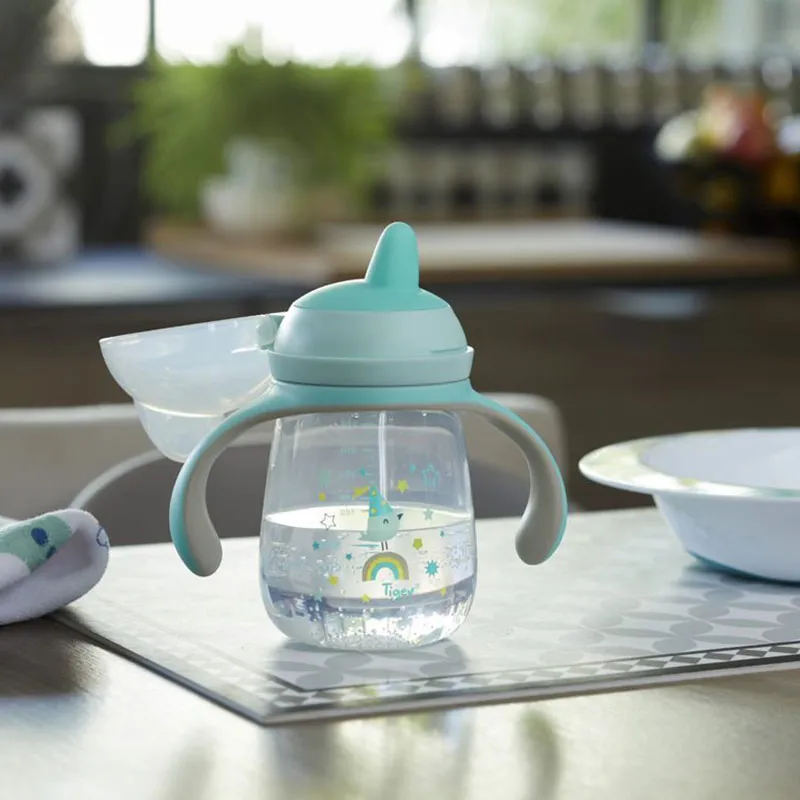 Tasse anti-fuite poignée 260ml Vert - 6m+-2