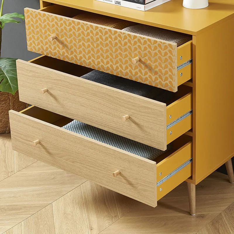 Commode Capucine Ocre - 78x39.5x80cm-5