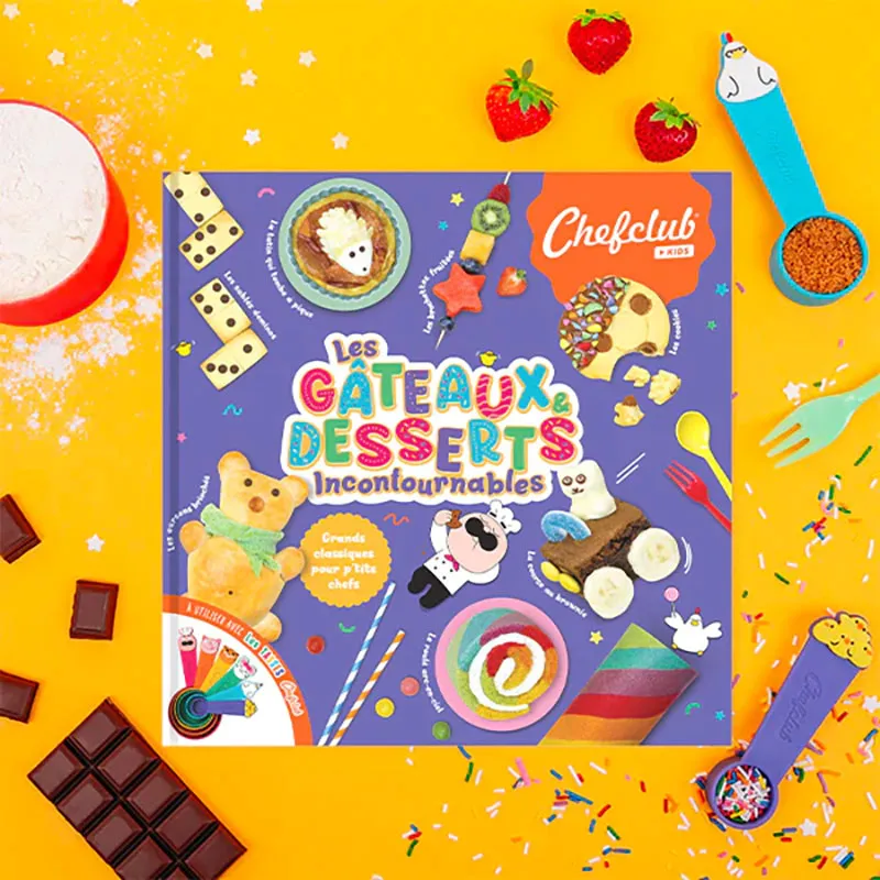 Livre Les gâteaux & desserts incontournables - 4+ - CHEF CLUB-0