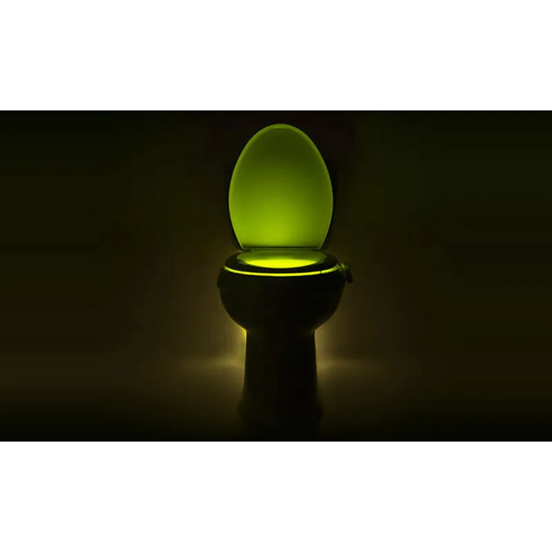 Veilleuse LED pour cuvette de toilettes - Multicolore-5