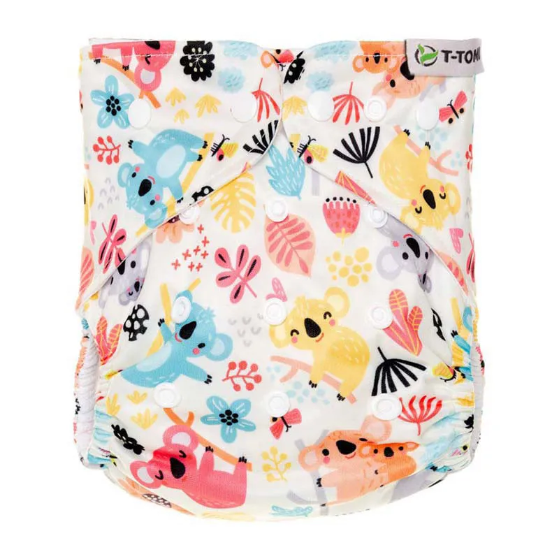 Couche lavable TE1 pressions+Insert 3-15kg - Koala-0
