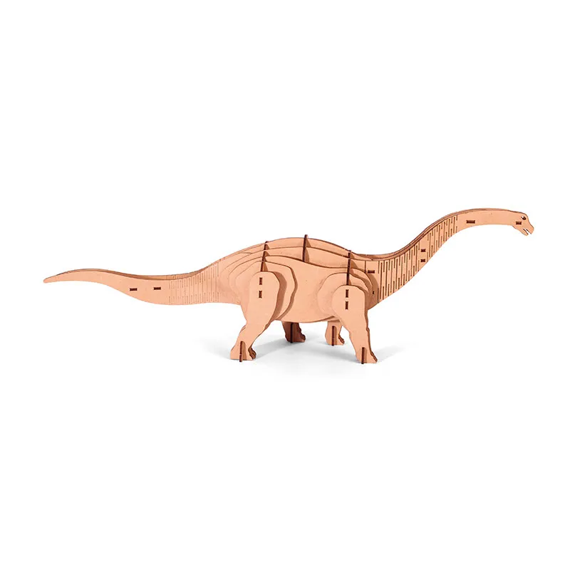 Maquette 3D bois Diplodocus 38pcs - 8+-5