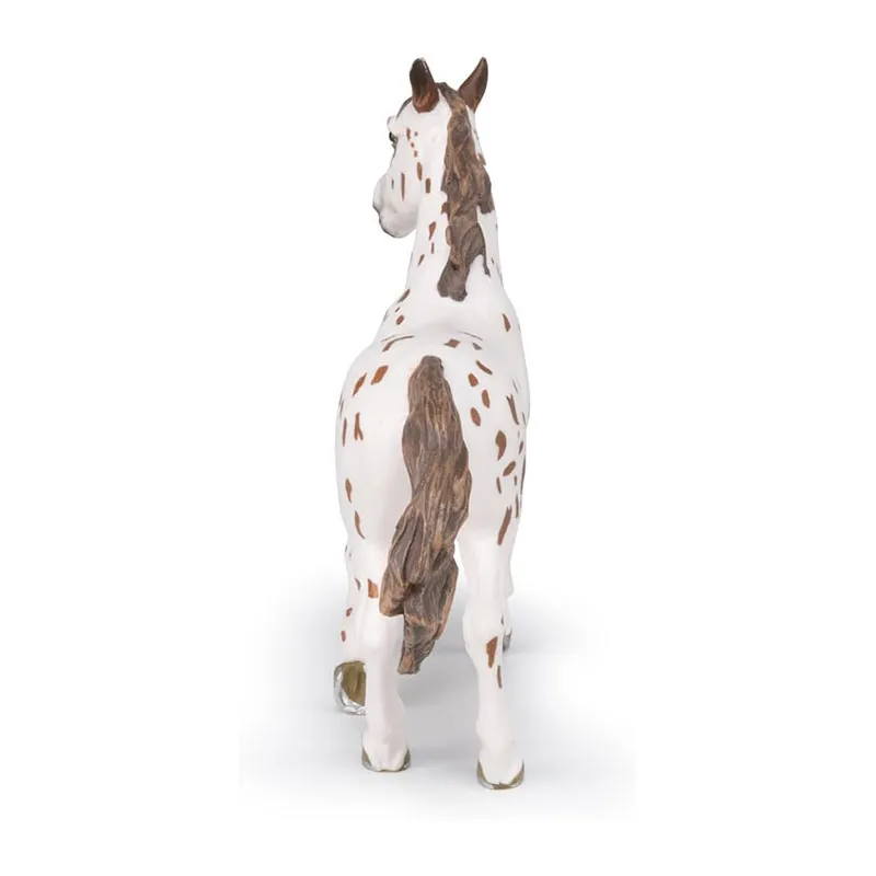 Jument appaloosa brune  - 13x4x9 cm-6