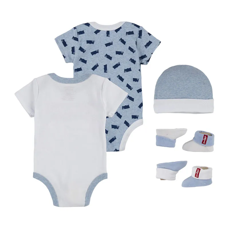 Ensemble 5 pcs. Batwing - Chambray blue heather-1