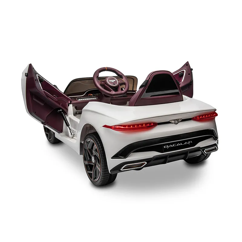 Voiture élec. Bentley Bacalar Blanc - 36m+-1
