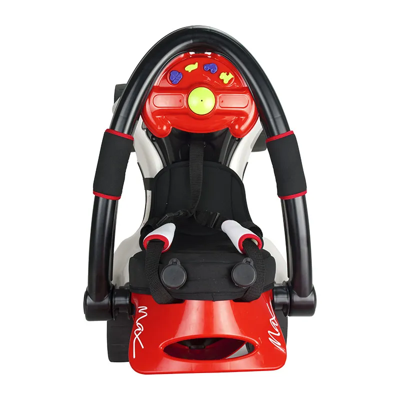 Porteur Voiture Diavolo 9en1 Rouge/Gris - 10m+-5