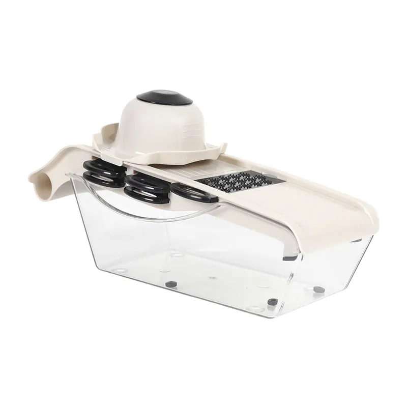Mandoline + réservoir + 5 accessoires - 32x9x11cm-0