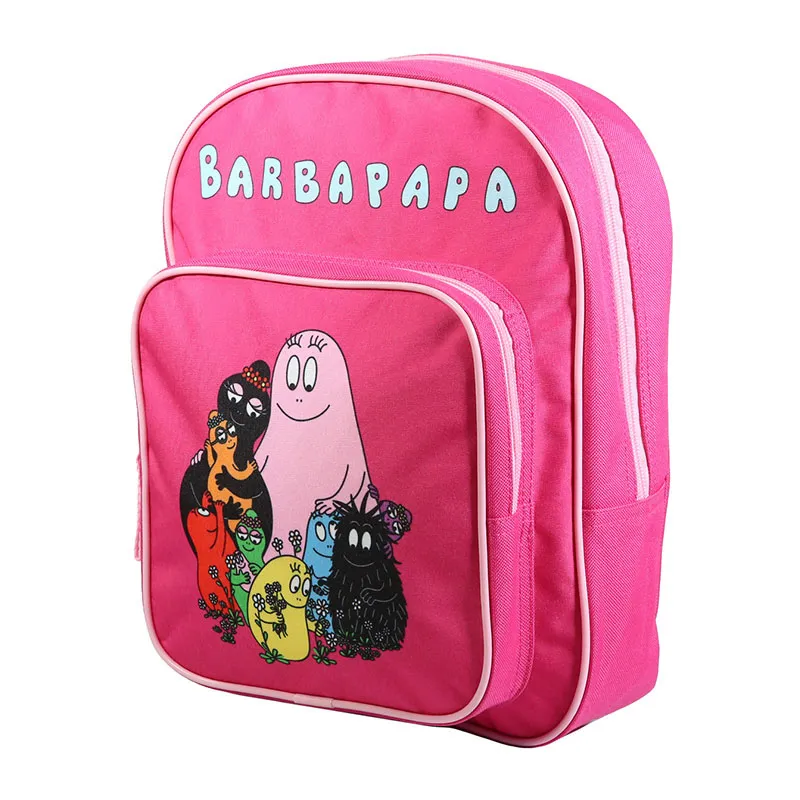 Sac à dos Poche maternelle Barbapapa Rose - 24x31cm-1