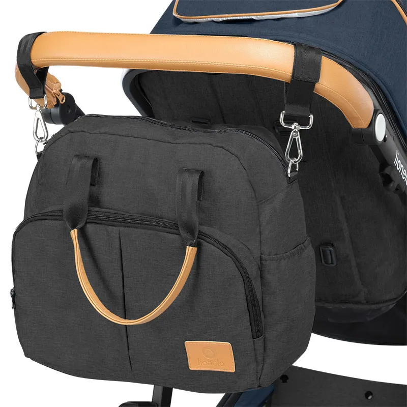 Trio Poussette Amber + Nacelle + Cosy Gr.0+ Bleu Navy - 0m+-25