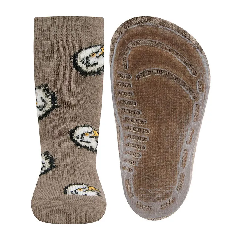 Chaussettes antidér. Aigle - Marron-0