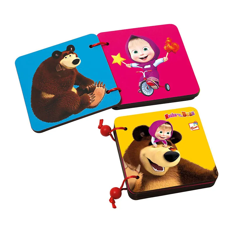 Livre Jaune Masha & Michka - 10m+-0