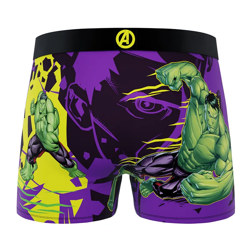 3 Boxers Homme Marvel - Orange/Jaune/Vert/Bleu-4