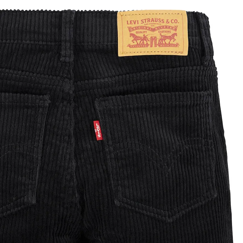 Jean Mom Corduroy - Noir-2