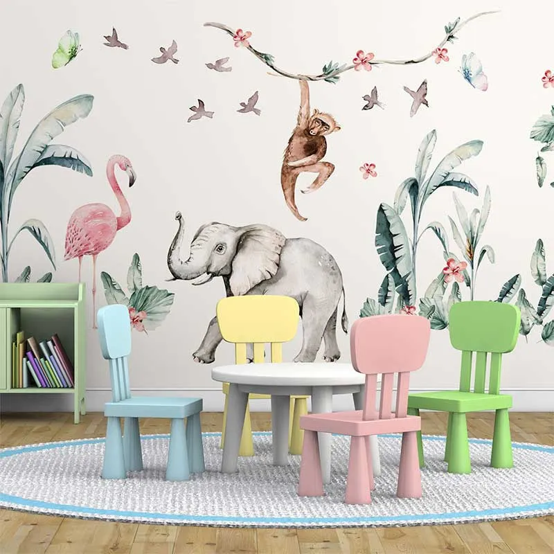 Stickers Géants - Animaux dans la savane-3
