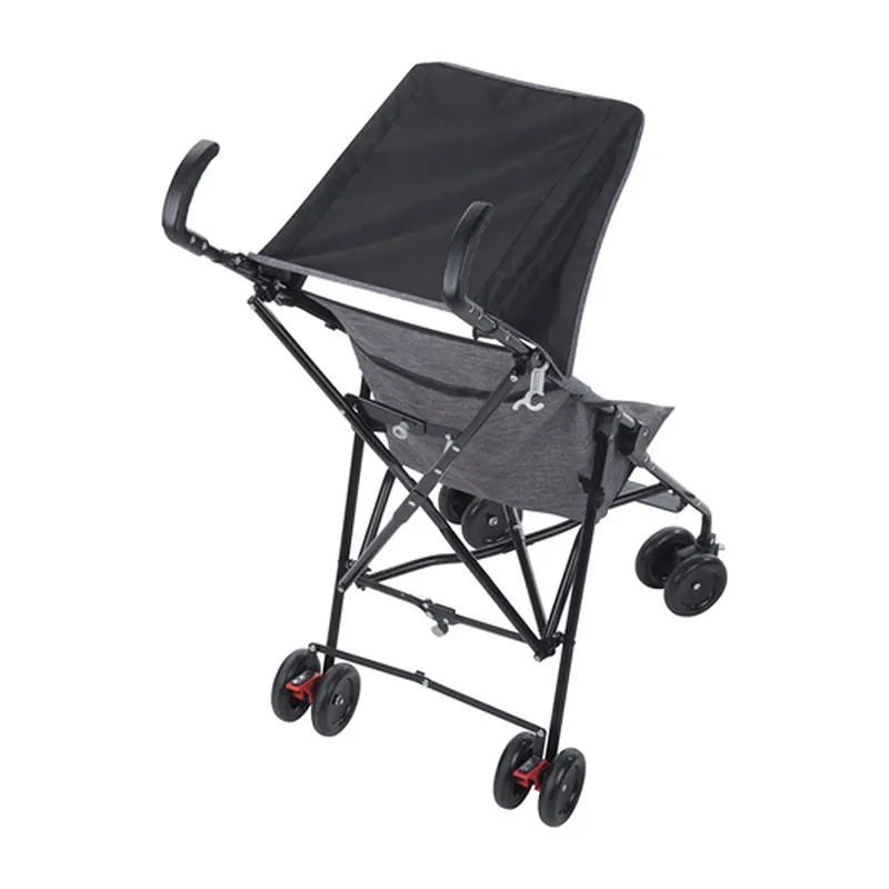 Poussette Canne Fixe Peps Noir/Gris - 6m+-2