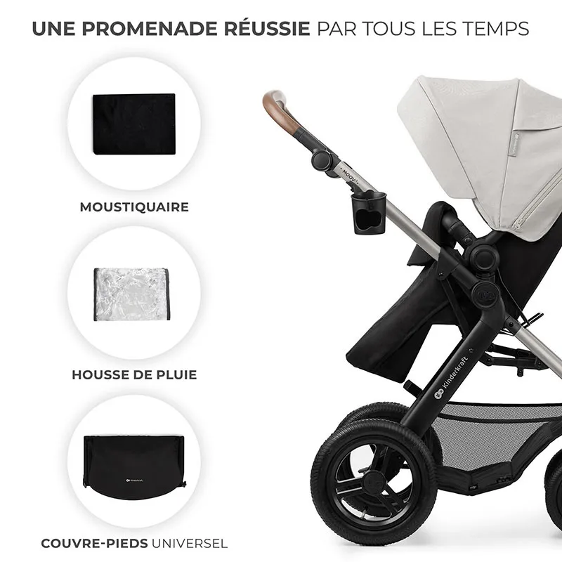 Poussette Moov 2 Air 3en1 Gris - 0m+-13