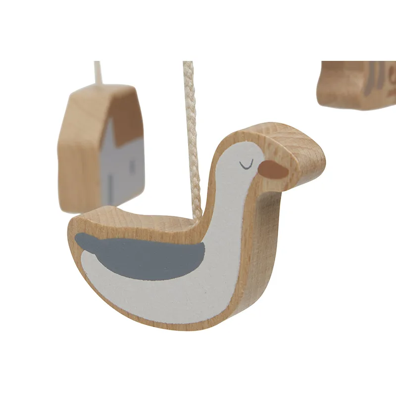 Mobile Bébé Bois Ferme - 20x20cm-2