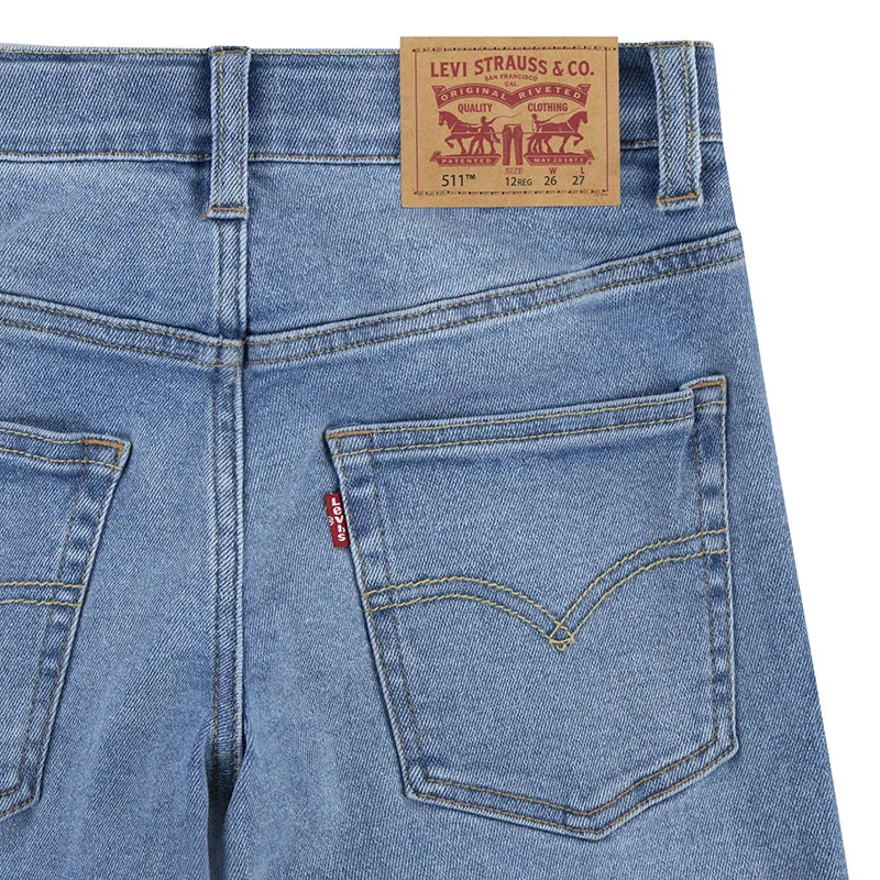 Jean Junior Stay Loose - Basil sky-3