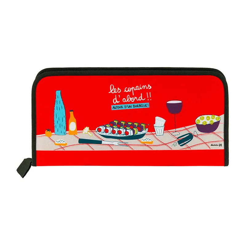 Kit d'accessoires Barbecue Les copains d'abord - 18x38x5cm-0