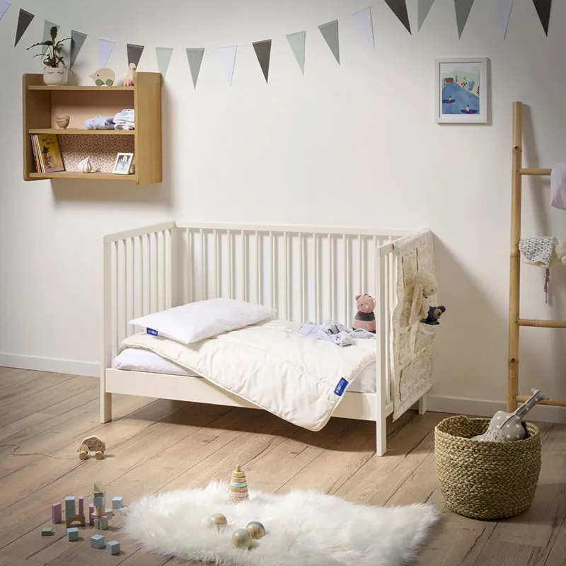 Oreiller Bébé Moelleux enveloppe Coton BIO-1