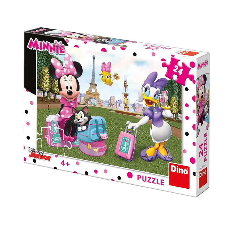 Puzzle 24pcs Minnie à Paris - 4+-0