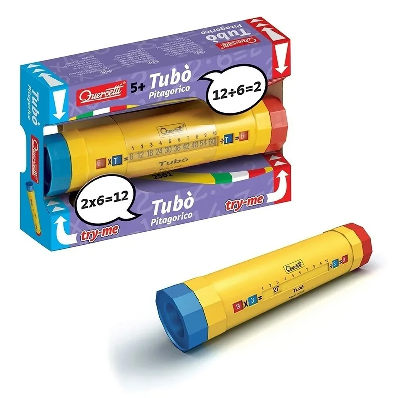 Tube Tables de multiplications Multicolore - 5+-3