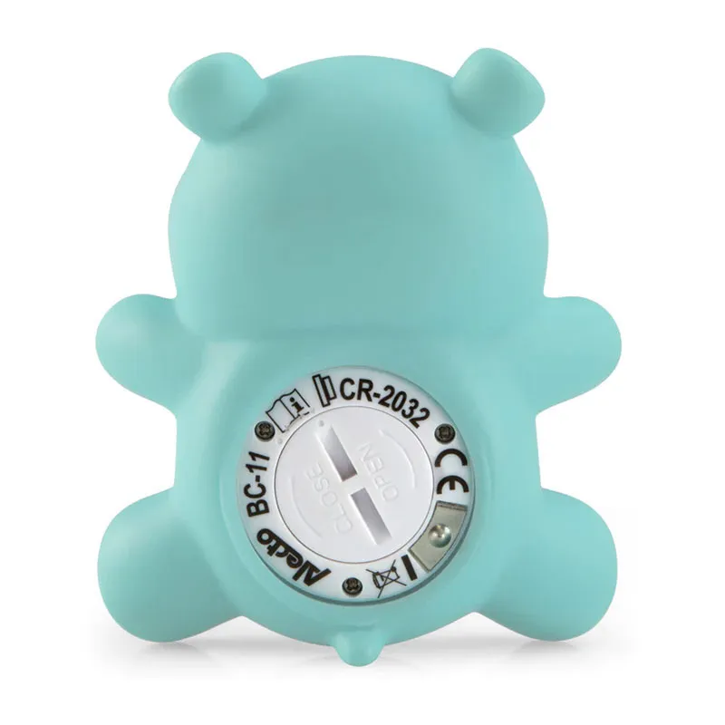 Thermomètre de bain Hippopotame - Vert-4
