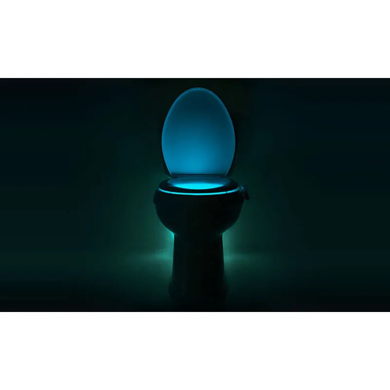 Veilleuse LED pour cuvette de toilettes - Multicolore-8