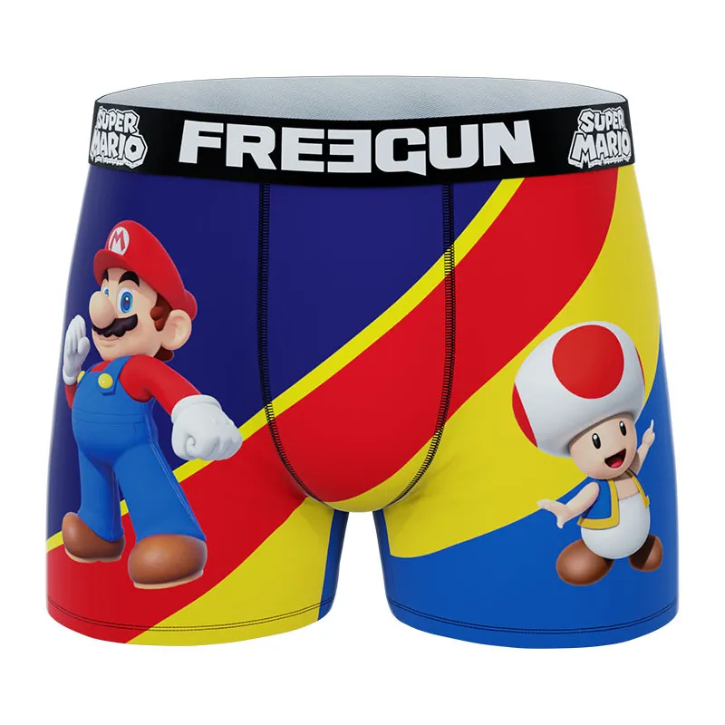 3 Boxers Garçon Super Mario Bros - Rouge/Bleu/Noir/Jaune-4