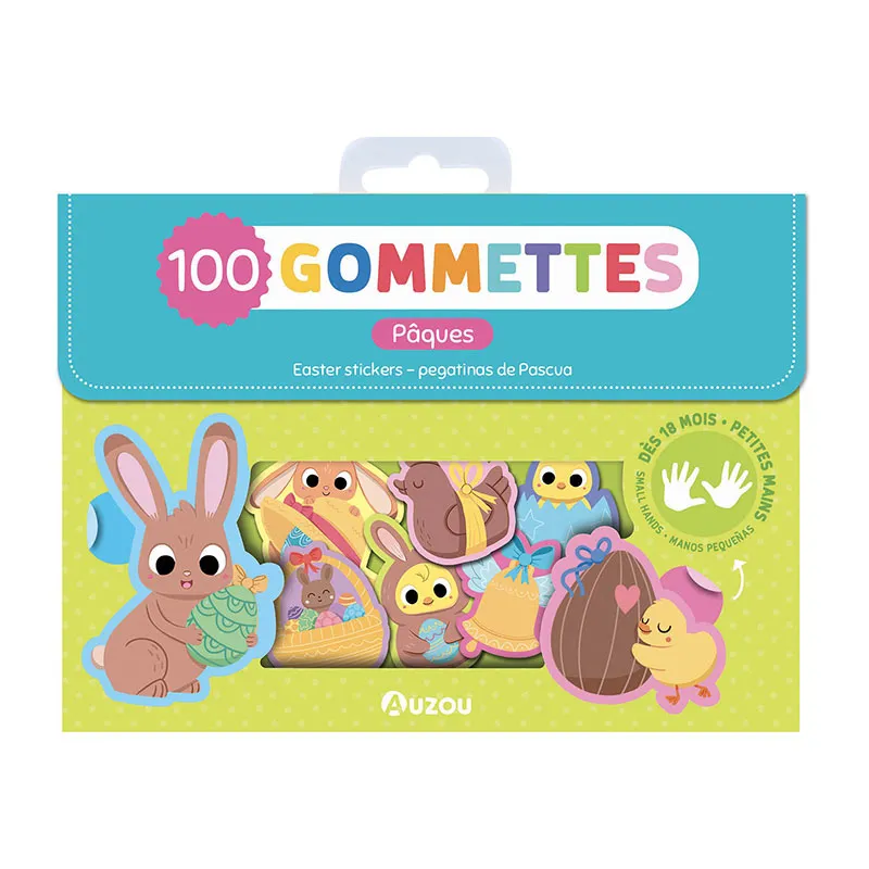 100 Gommettes Pâques - 18m+-0