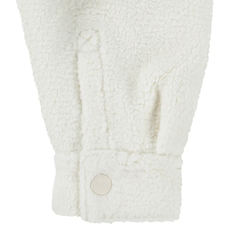 Veste sherpa Enfant Trucker - Egret-4