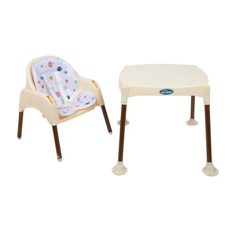 Chaise haute 3en1 - Ecru-5