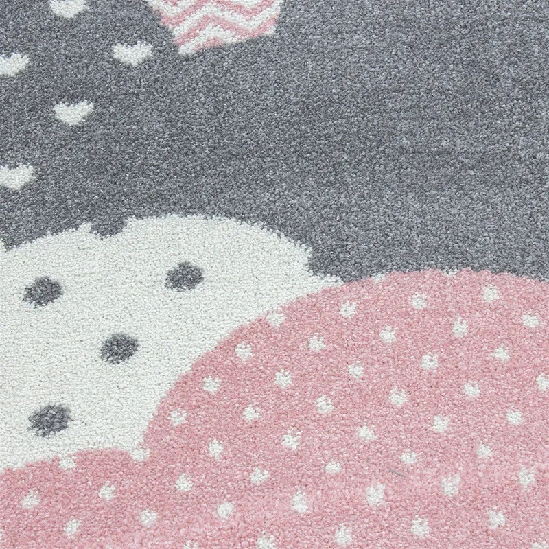 Tapis Nuages Rose - Plusieurs dim. dispos-5