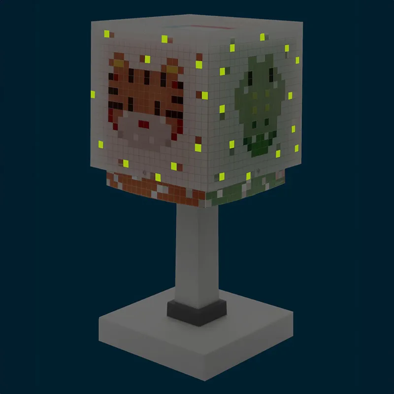 Lampe de chevet Little Pixel - 15x15x30cm-3