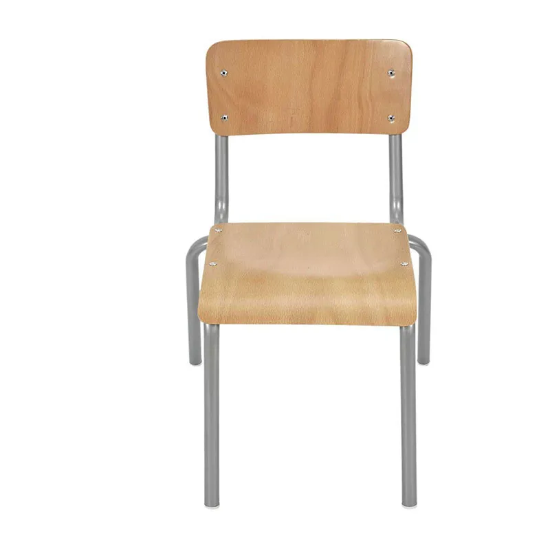 Chaise Écolier enfant Acier/Bois - 34x33x50cm-2