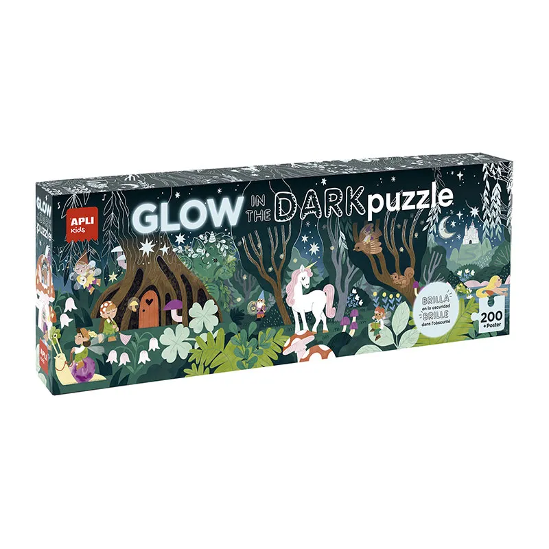 Puzzle Fluorescent Forêt 200pcs - 5+-0