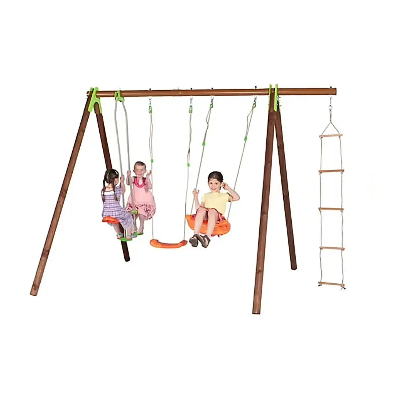 Portique bois 2,30m 4 Agrès Deko - 3+-3