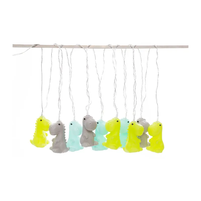Guirlande lumineuse Dinosaure Vert - 2m/10LED-1