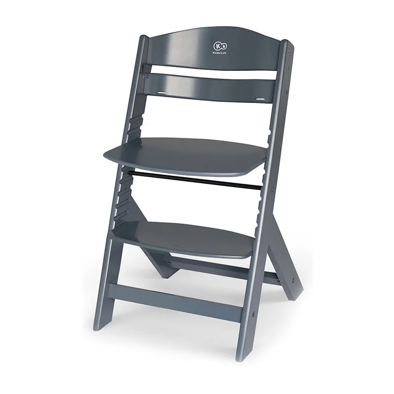 Chaise haute évolutive Enock Gris - 6m+-2