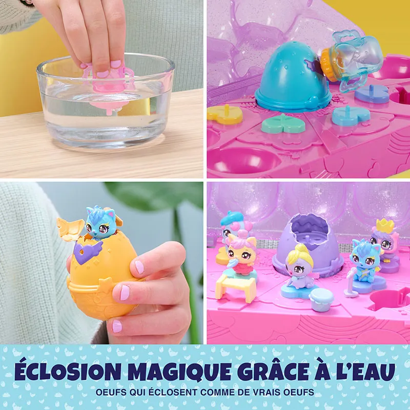 Boîte 5 oeufs + Accessoires Hatchimals Aléa. 18pcs - 36m+-8
