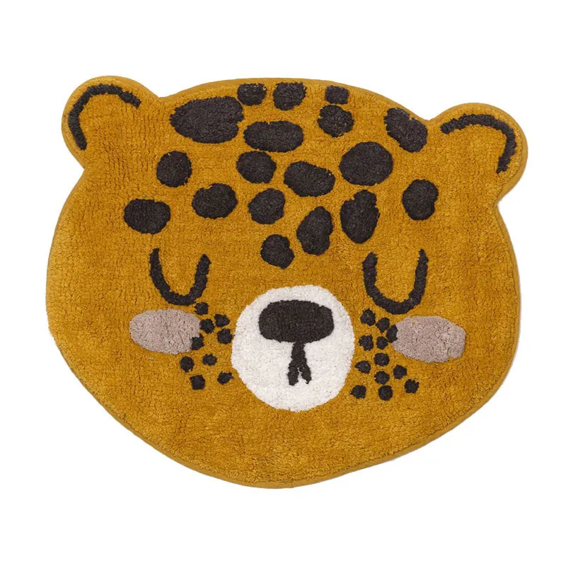 Tapis tufté coton Guépard - 50x60cm-0