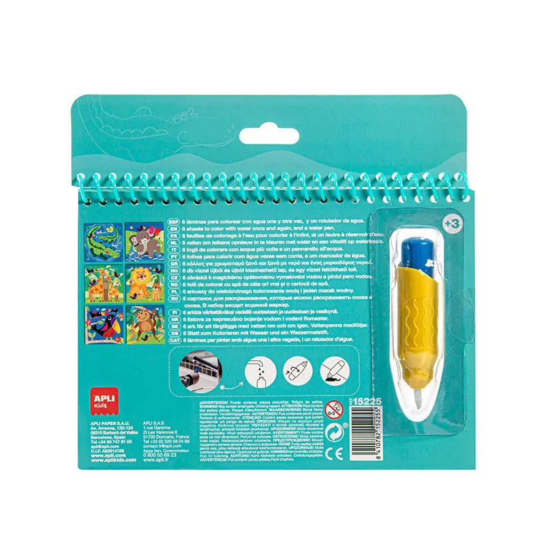 Livre de coloriage à l'eau Fun Magic - 36m+-3