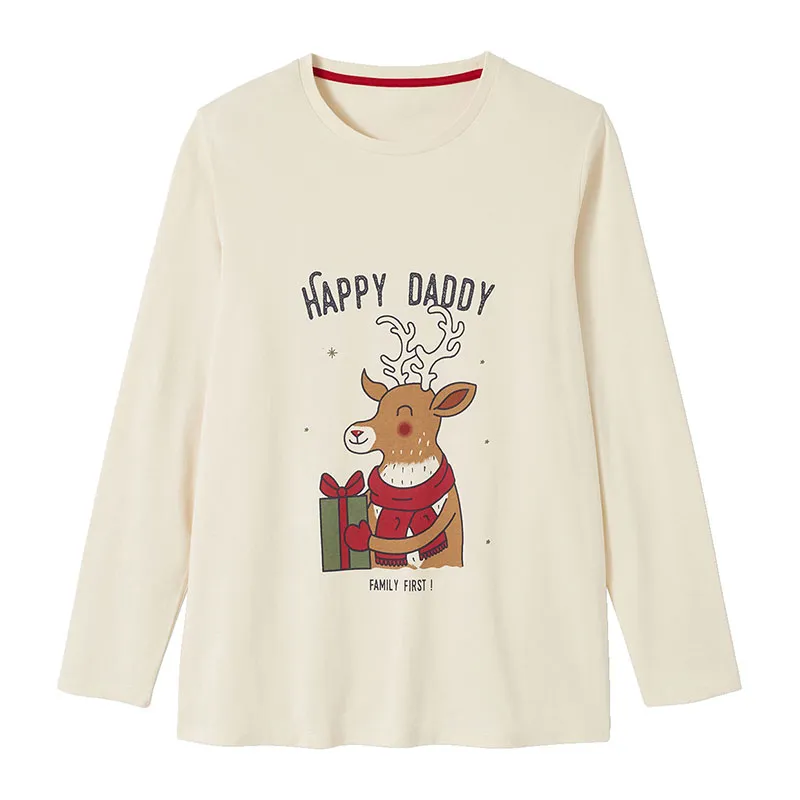 Pyjama Homme de Noël - Ecru-2