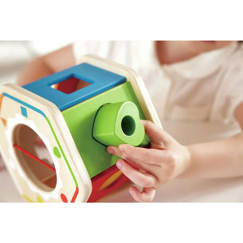 Trieur de formes en bois 7pcs - 12m+-2