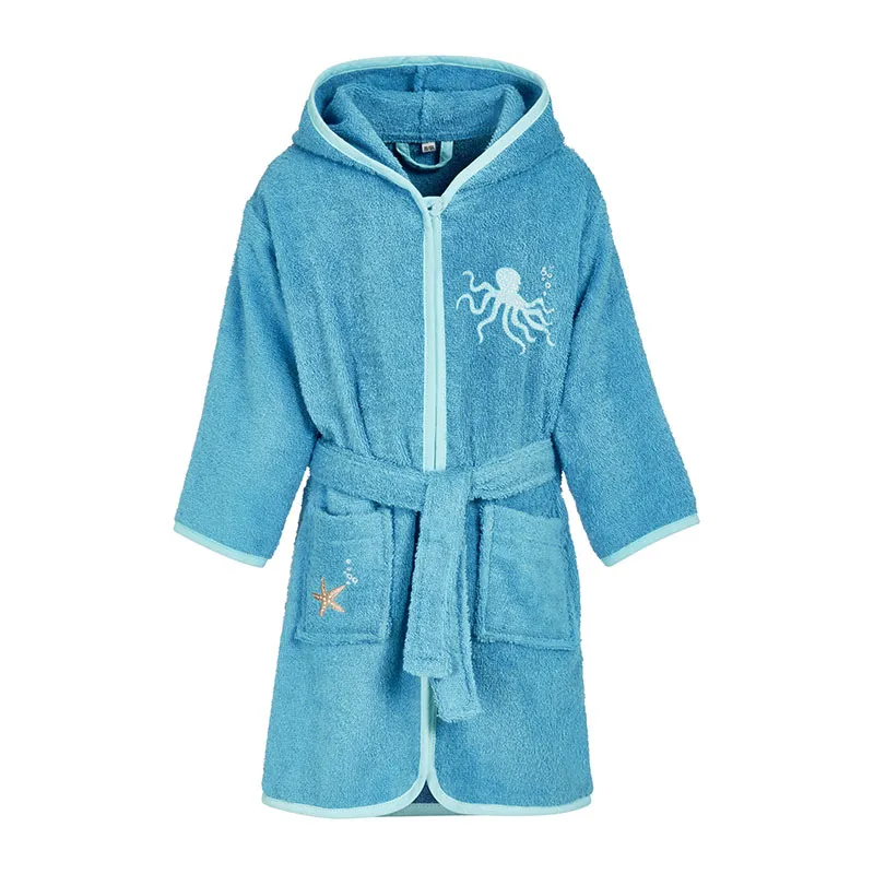 Peignoir de bain - Sea Animals Turquoise-0