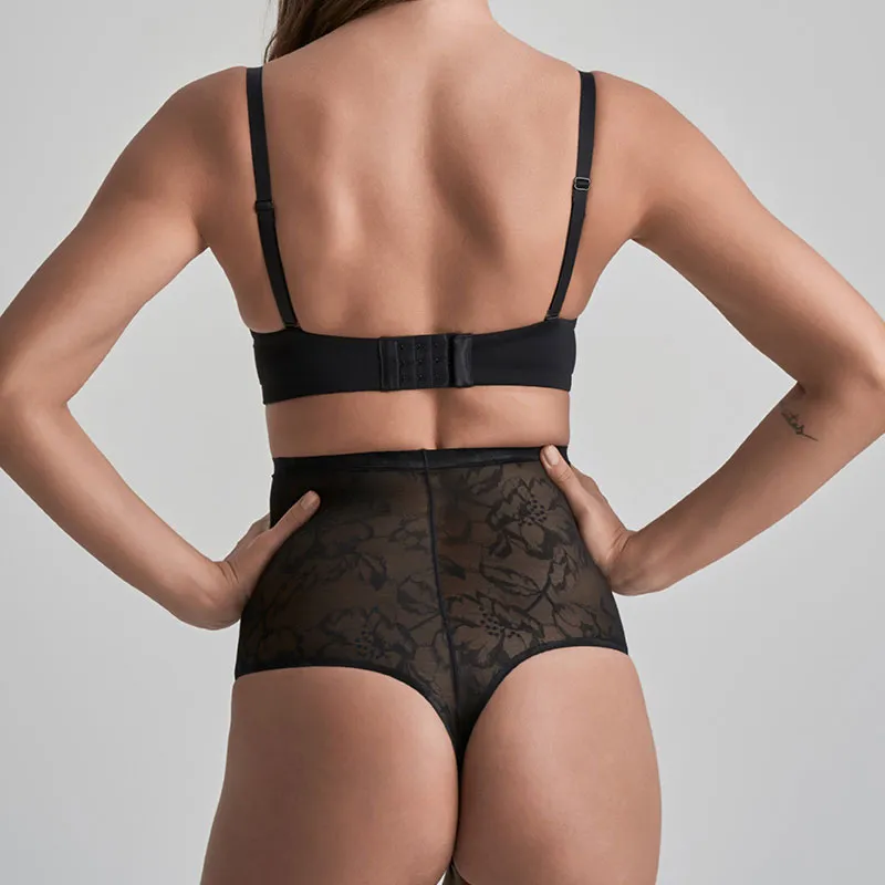 String taille haute Lacy - Noir-6