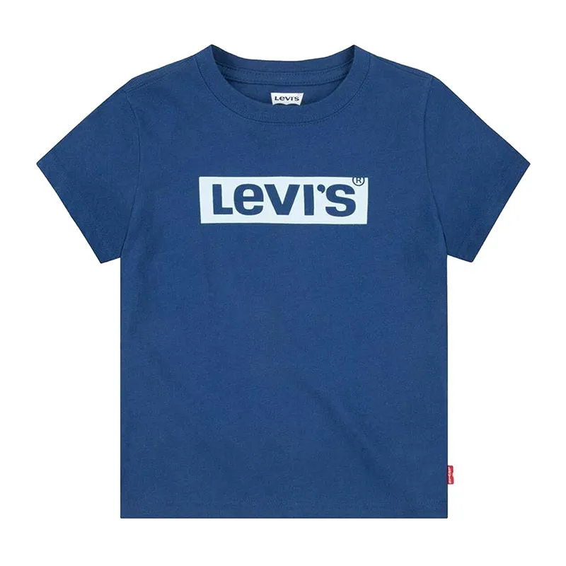 T-shirt MC Graphic Levi's - Bleu Estate-0